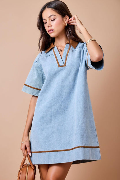 Be Her Denim Mini Dress
