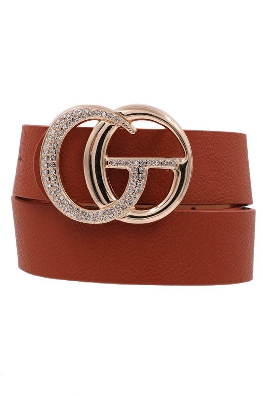 CG Rhinstone Buckle Belt