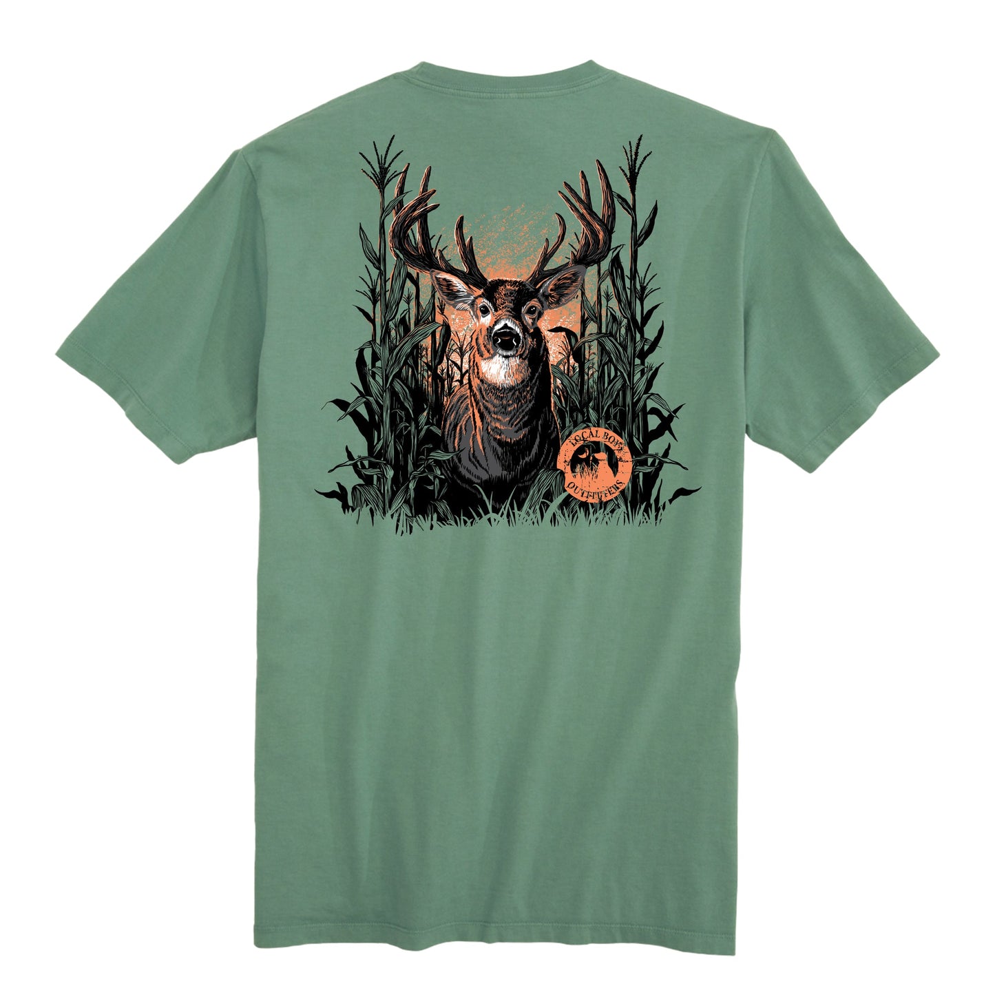 Buck Maize SS Tee Light Green