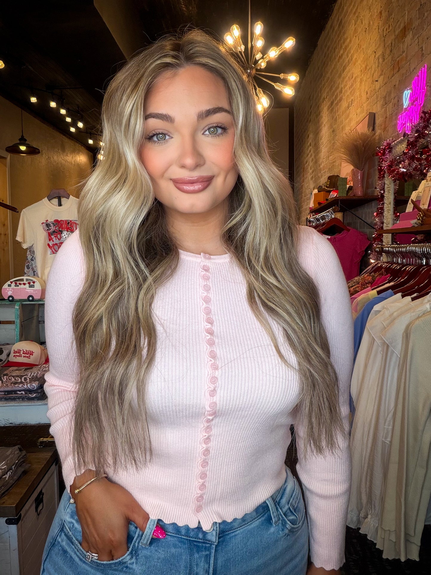 Your Grace Sweater Pink