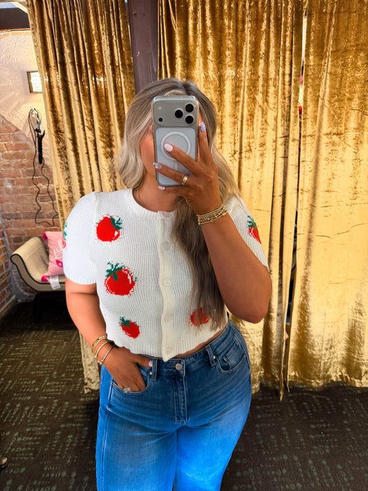 Spring Motif Sweater