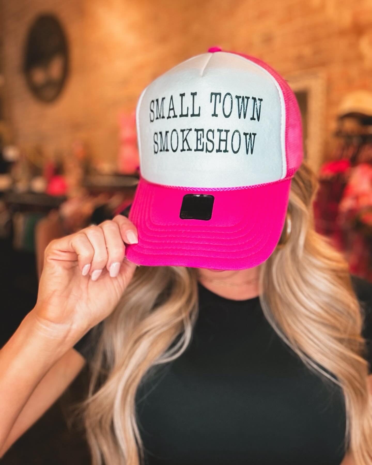 Small Town Smoke Show Foam Trucker Hat