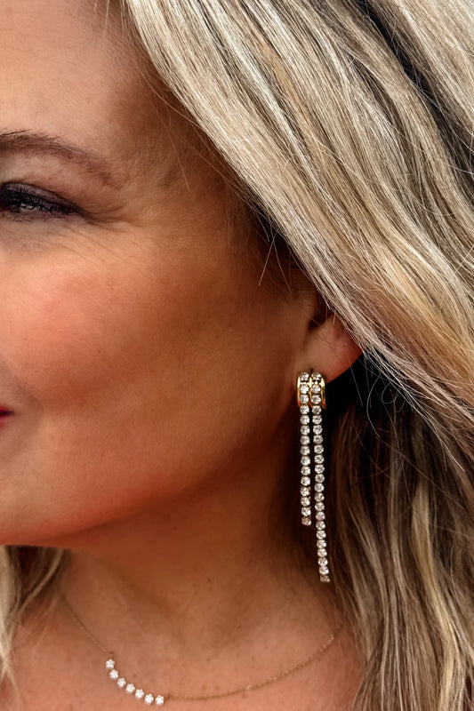 Dazzle Diamond Drop Earrings