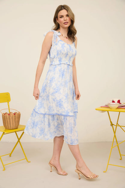 Floral Moment Midi Dress