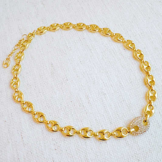 Classic Horse Bit Linked Necklace