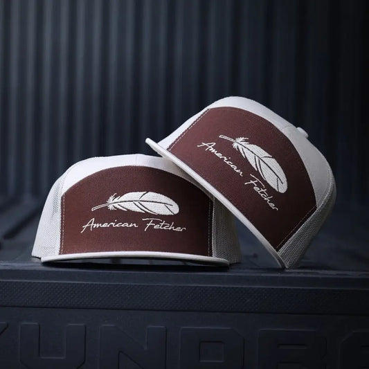 7 Panel - Ivory/Brown Feather