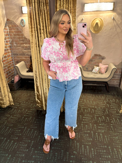 Spring Flowers Blouse