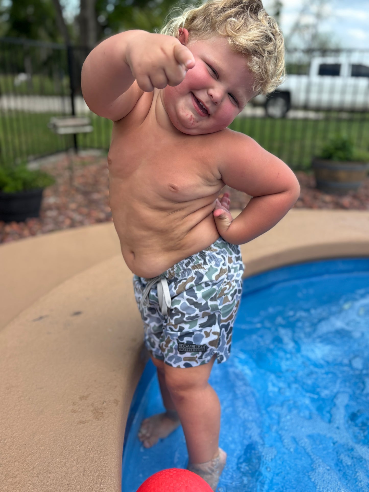 Youth Bayview Swim Trunks Localfladge Bluff