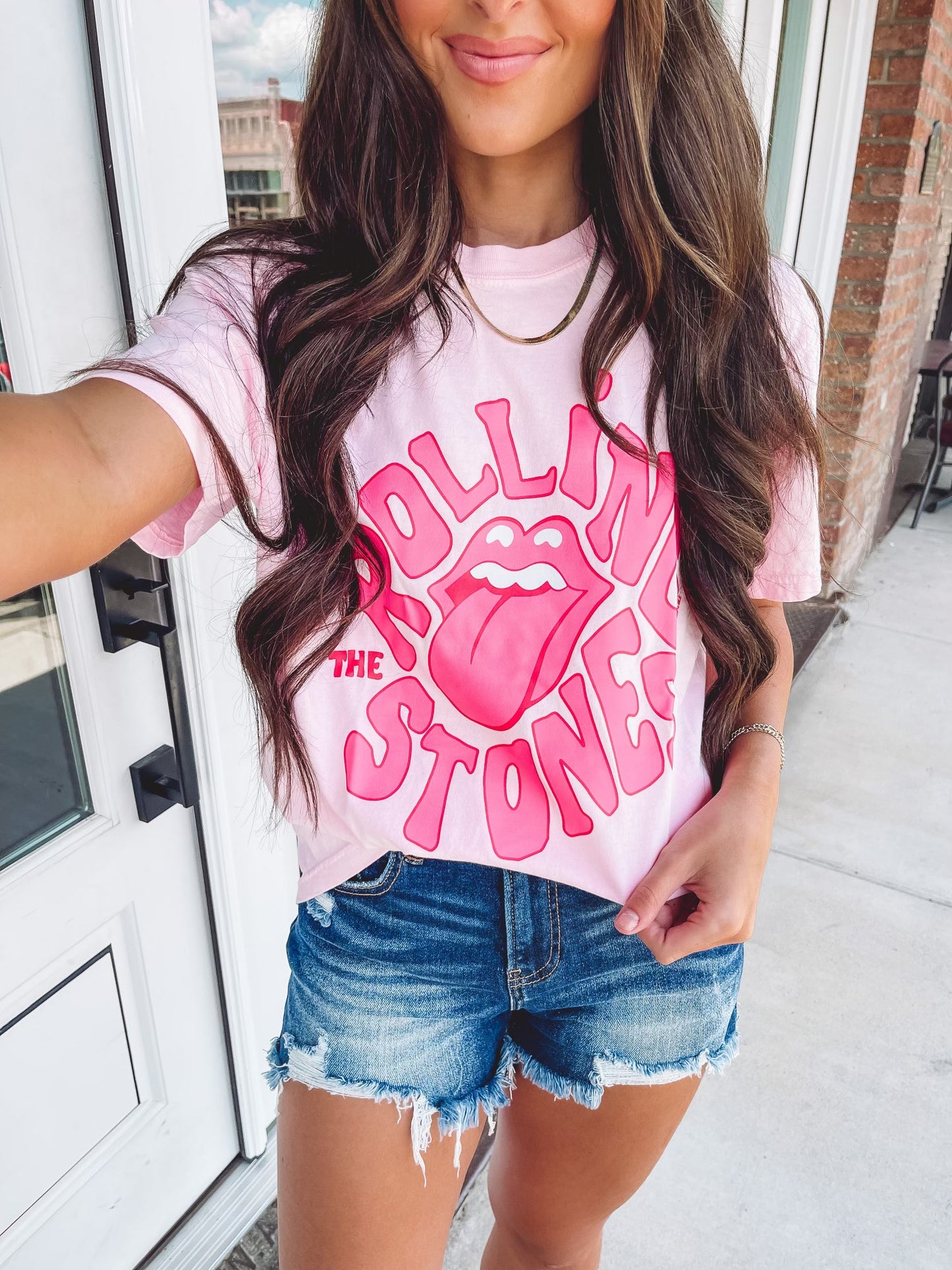 Rolling Pink Tee