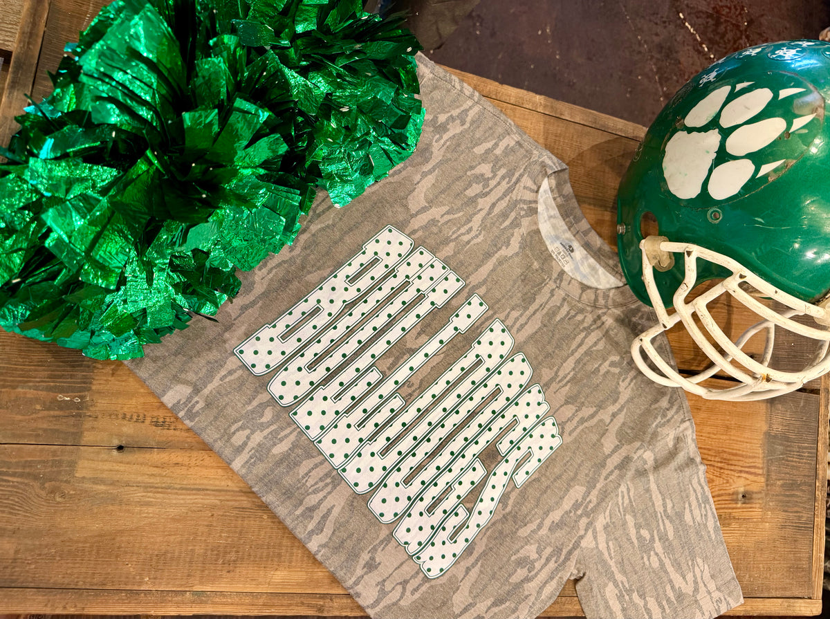 Bottomland Game Day Polka Dot Bulldogs Tee