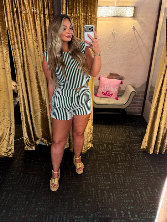 Lynn Stripe Shorts