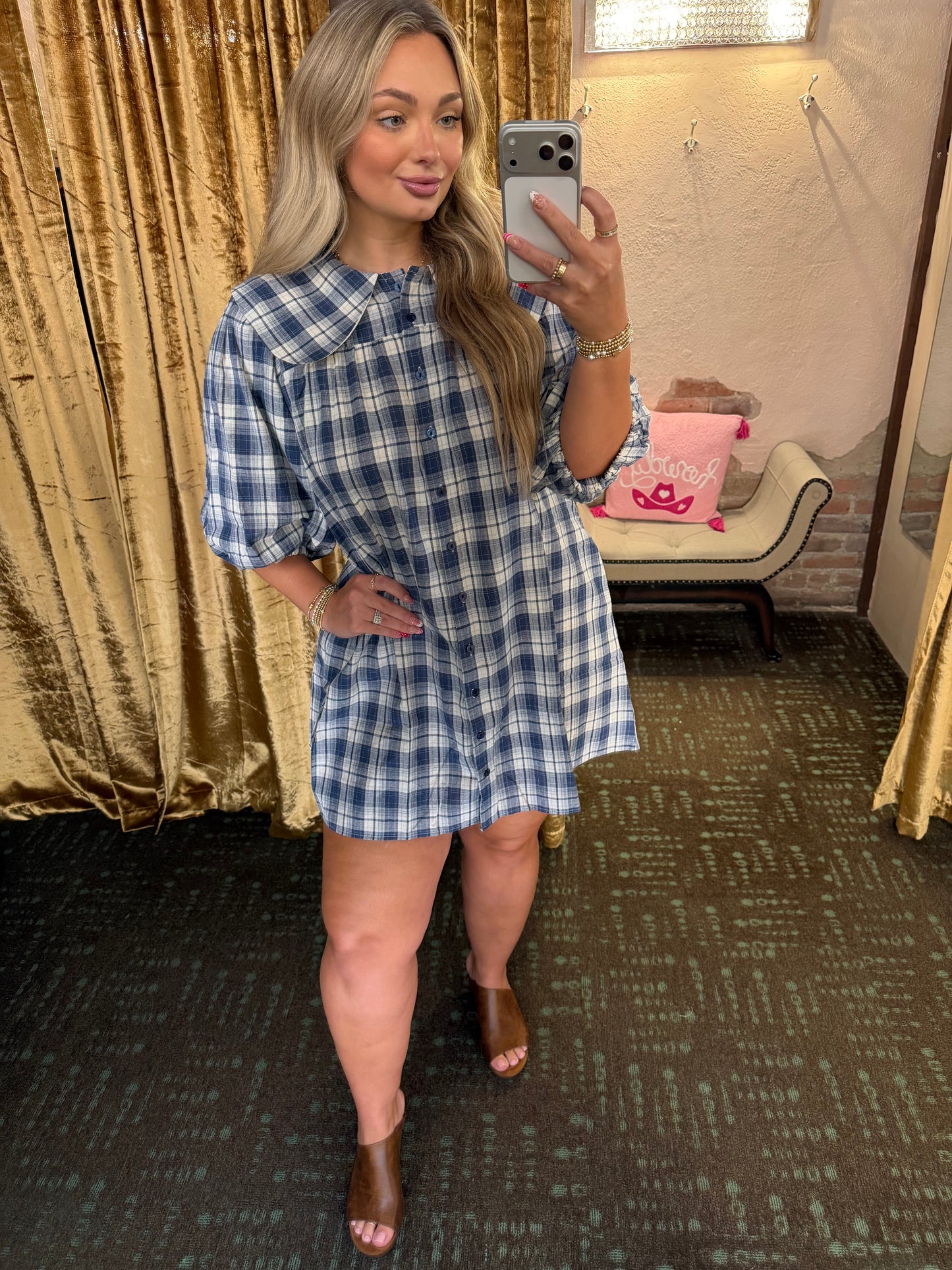 Peter Pan Mini Dress