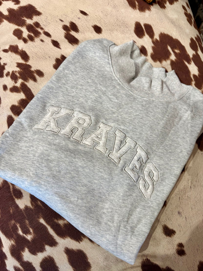 Krave's Mock Neck Sweatshirt
