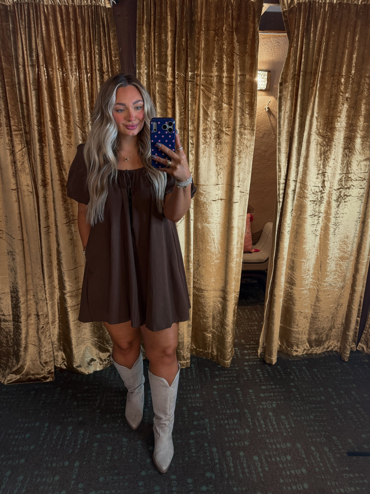 Sandra Babydoll Mini Dress