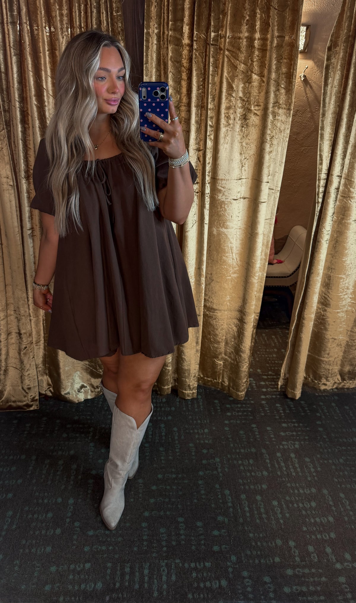 Sandra Babydoll Mini Dress