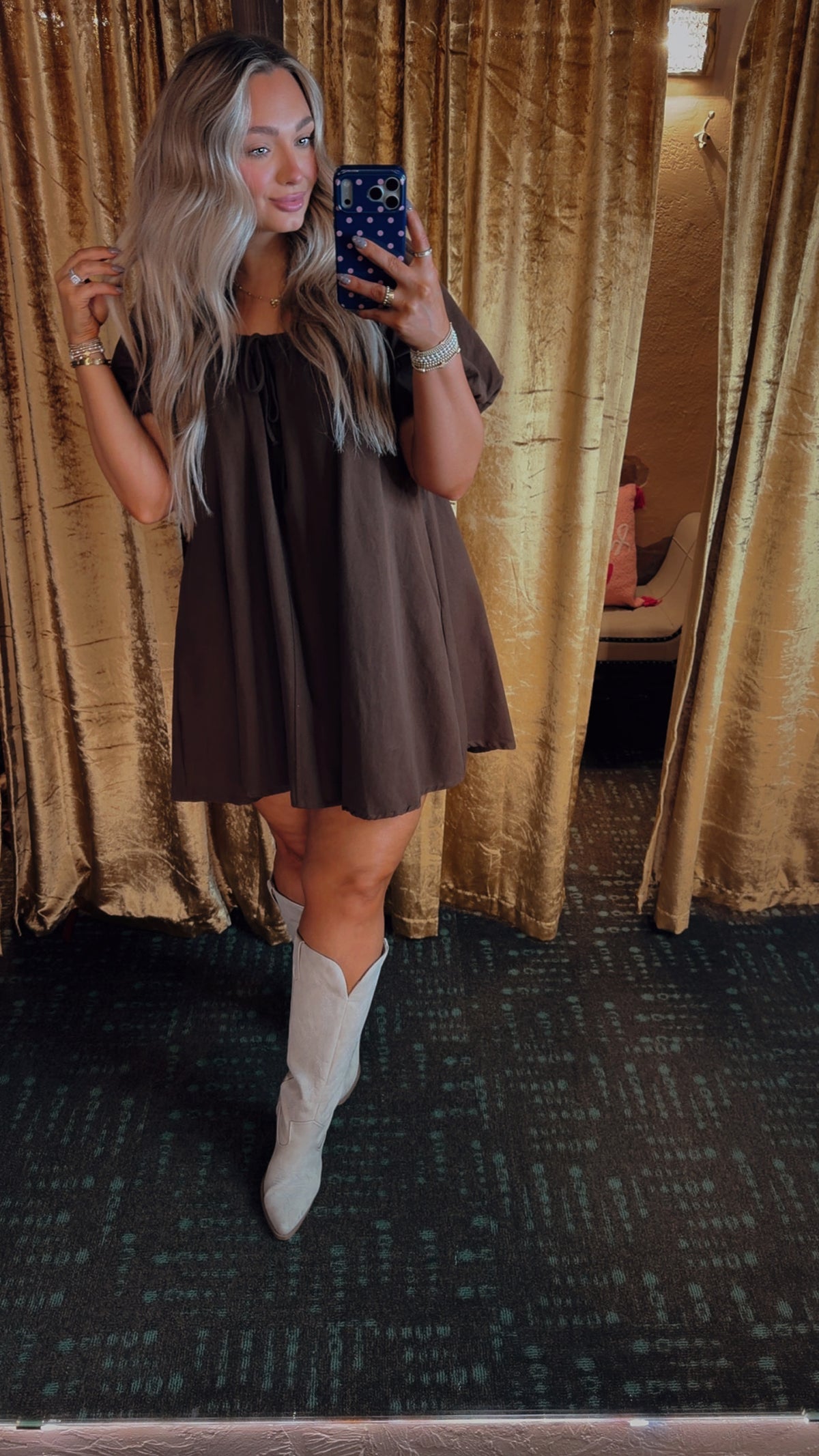 Sandra Babydoll Mini Dress