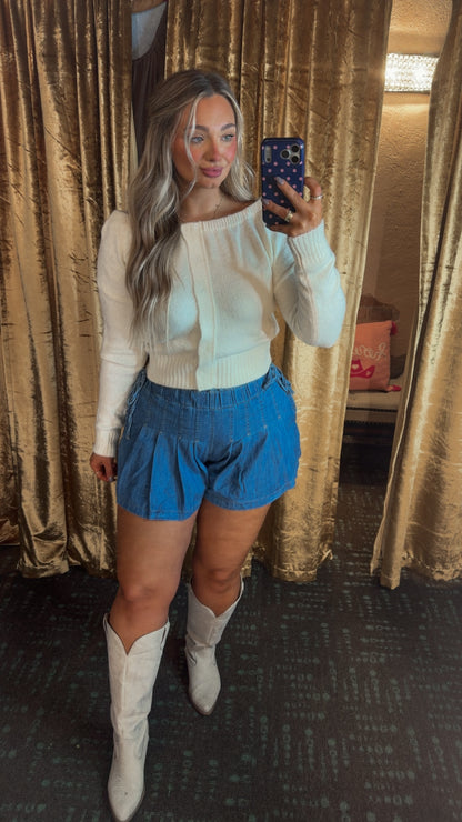 Hanna Off Shoulder Sweater