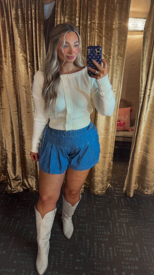 Hanna Off Shoulder Sweater