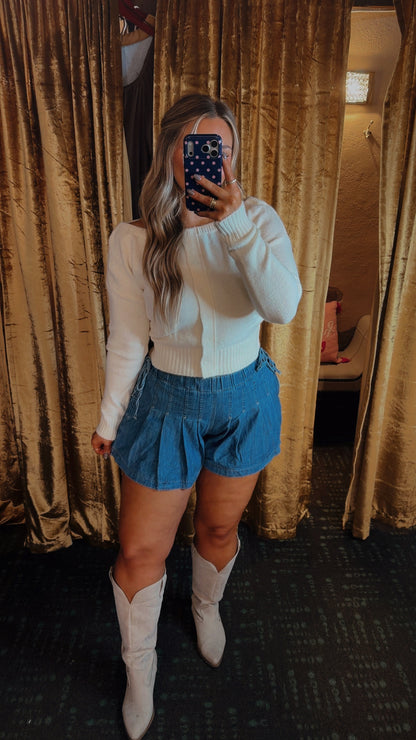 Hanna Off Shoulder Sweater
