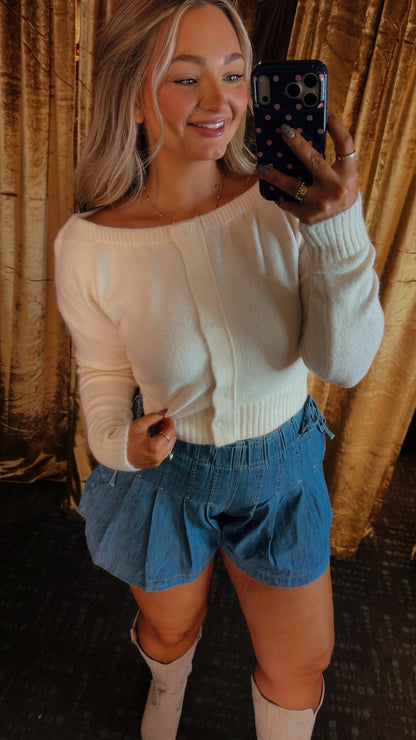 Hanna Off Shoulder Sweater