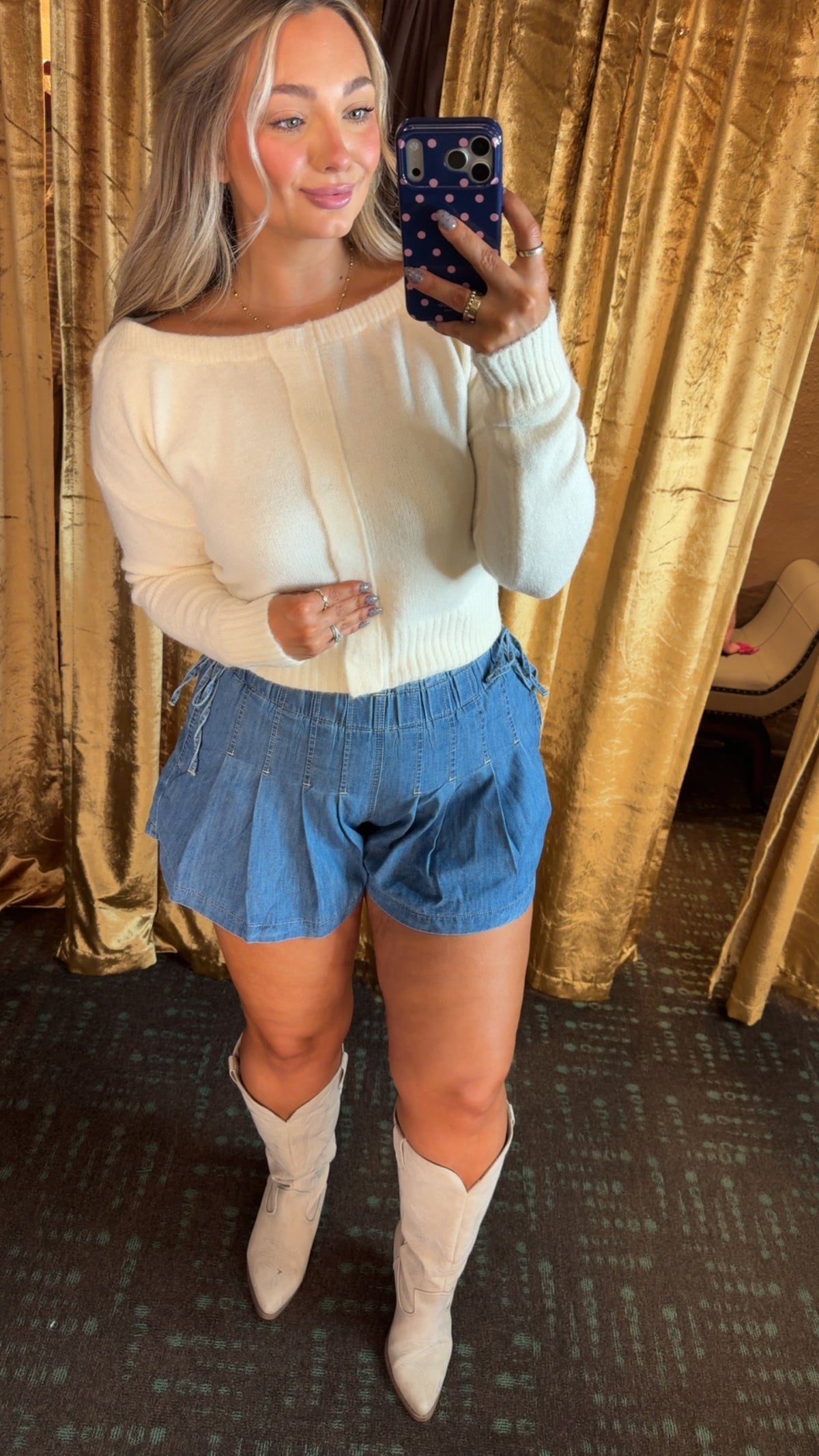 Hanna Off Shoulder Sweater