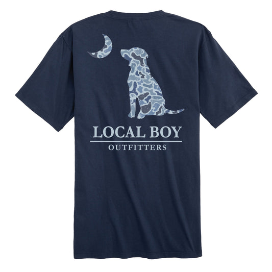 Distressed LCF Cobalt Dog & Moon SS Tee