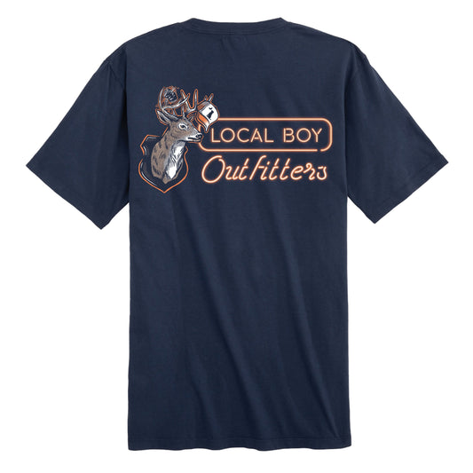 Neon Mount SS Tee China Blue