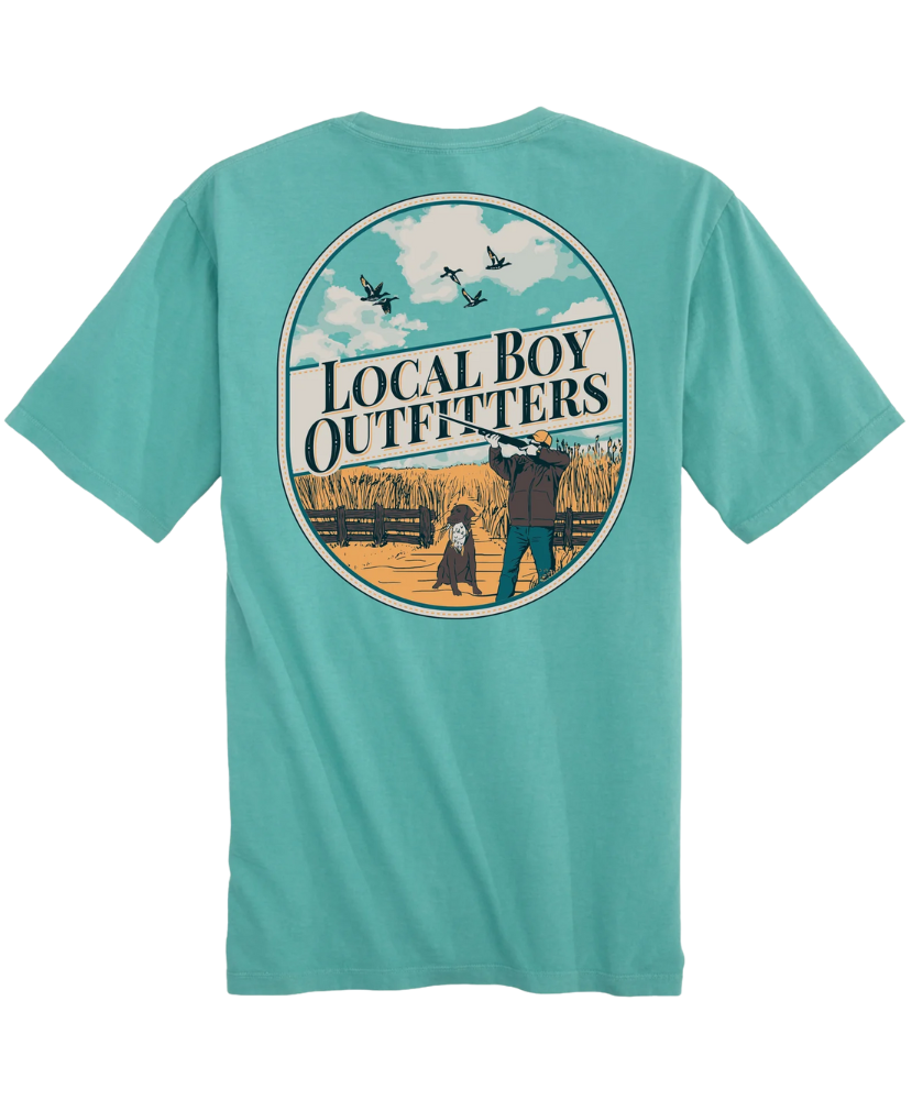 Harvest Hunt SS Tee Seafoam