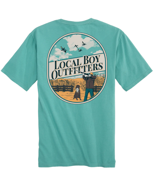 Harvest Hunt SS Tee Seafoam