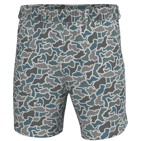 Local Boy Volley Shorts Fish Camo