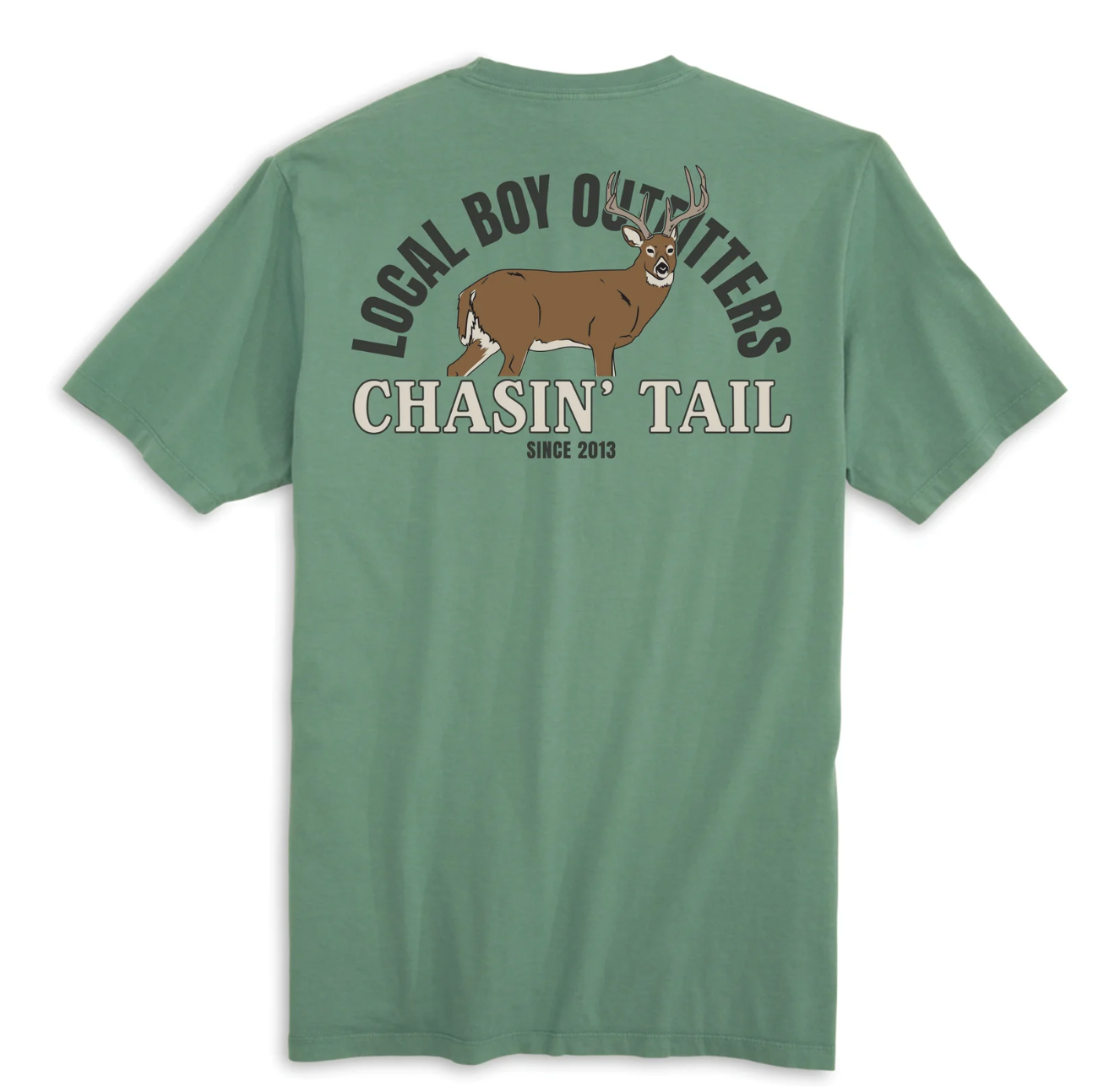 Chasin' Tail SS Tee Light Green