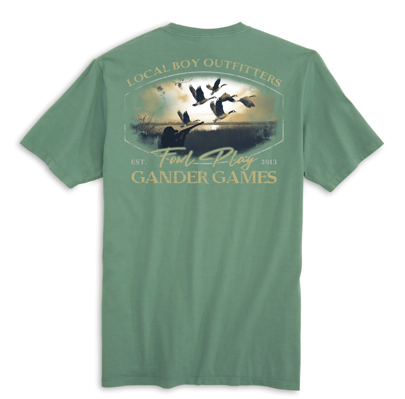 Gander Games SS Tee Light Green