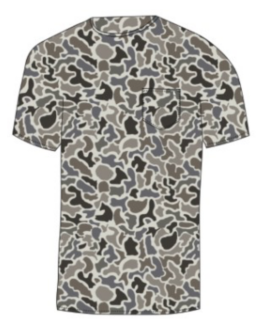 S/S Heather Blend Crew Localfladge