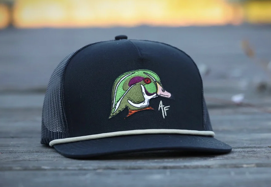 Wood Duck Head All Black Rope