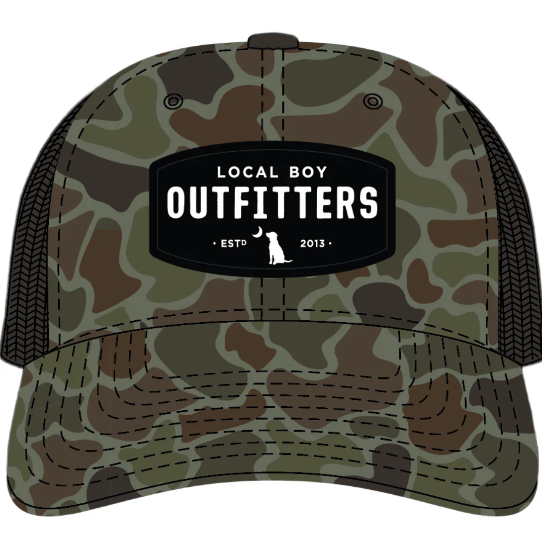 Woven Patch Trucker Hat Localfladge OD