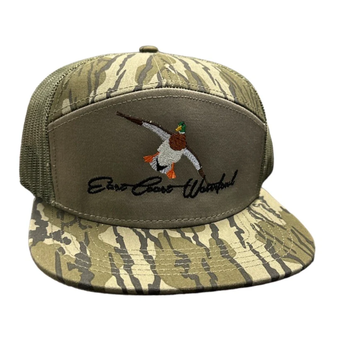 Embroidered Mallard 7 Panel