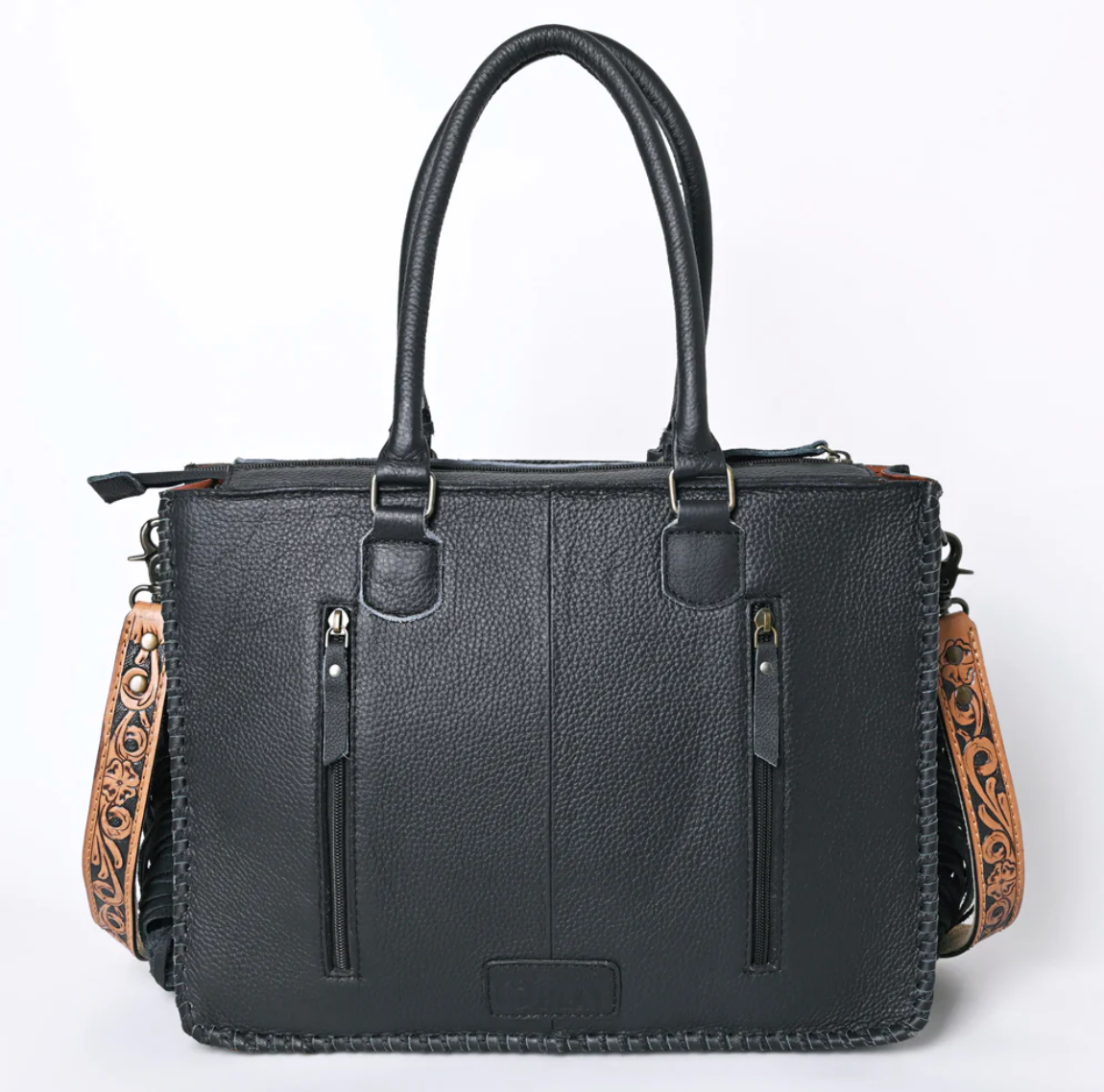 Tote Genuine Leather women bag western Bag