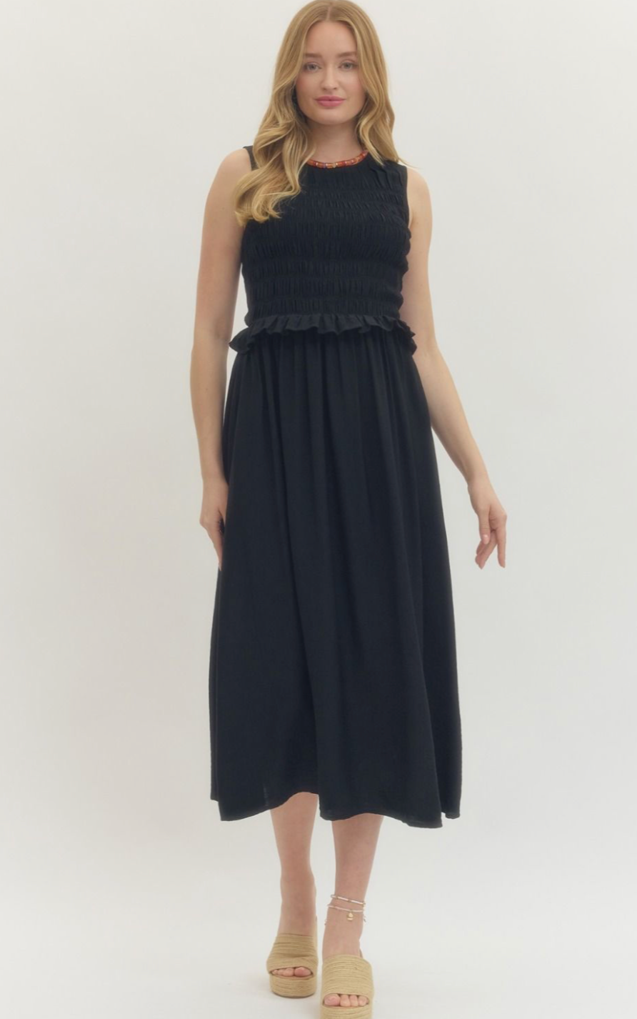 Sunshine Dress In Black