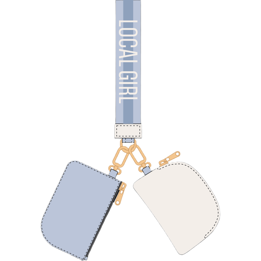 LG Dual Wristlet Periwinkle