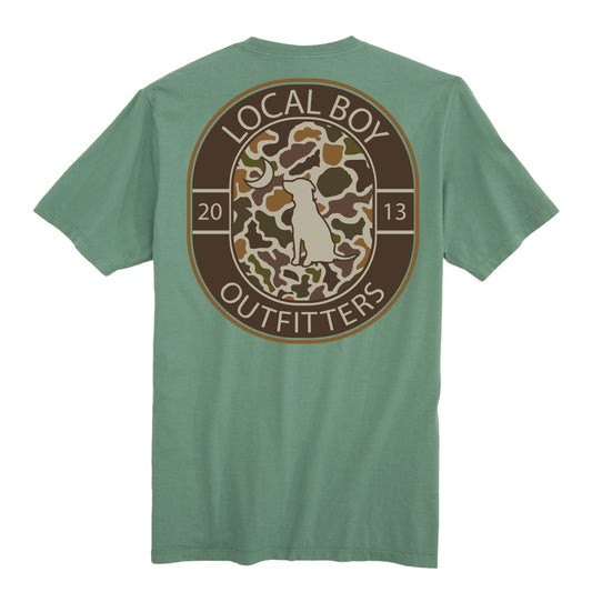 Vintage Crest SS Tee Light Green