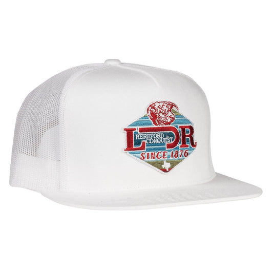 White Conquest Classic Five Panel Hat