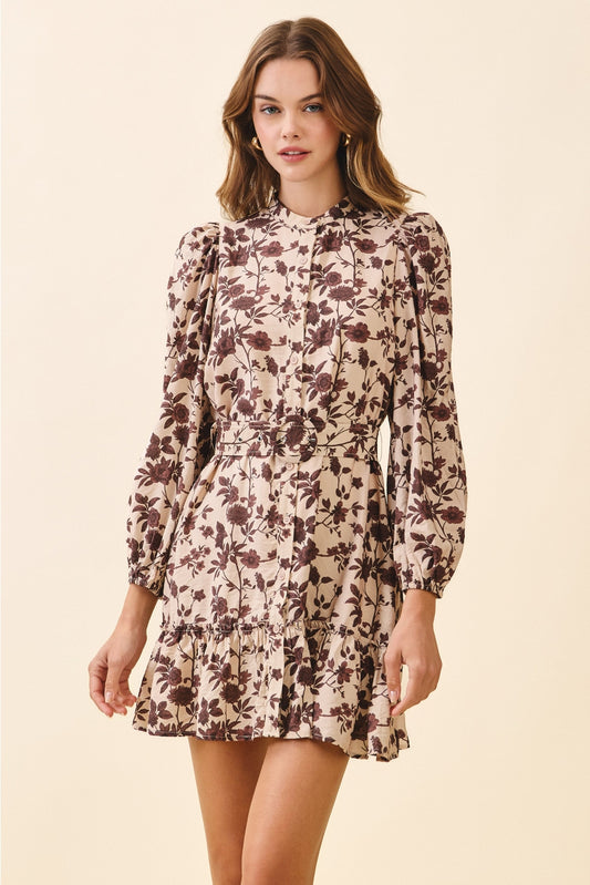 Floral Buckle Dress