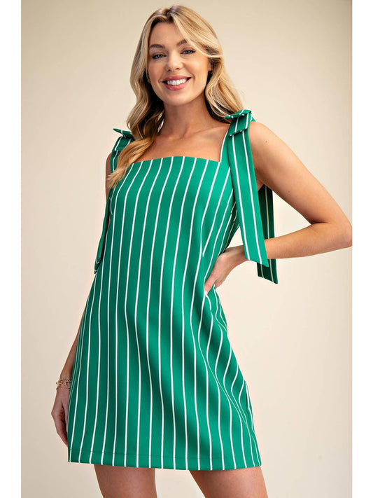 Zinnia Dress Green