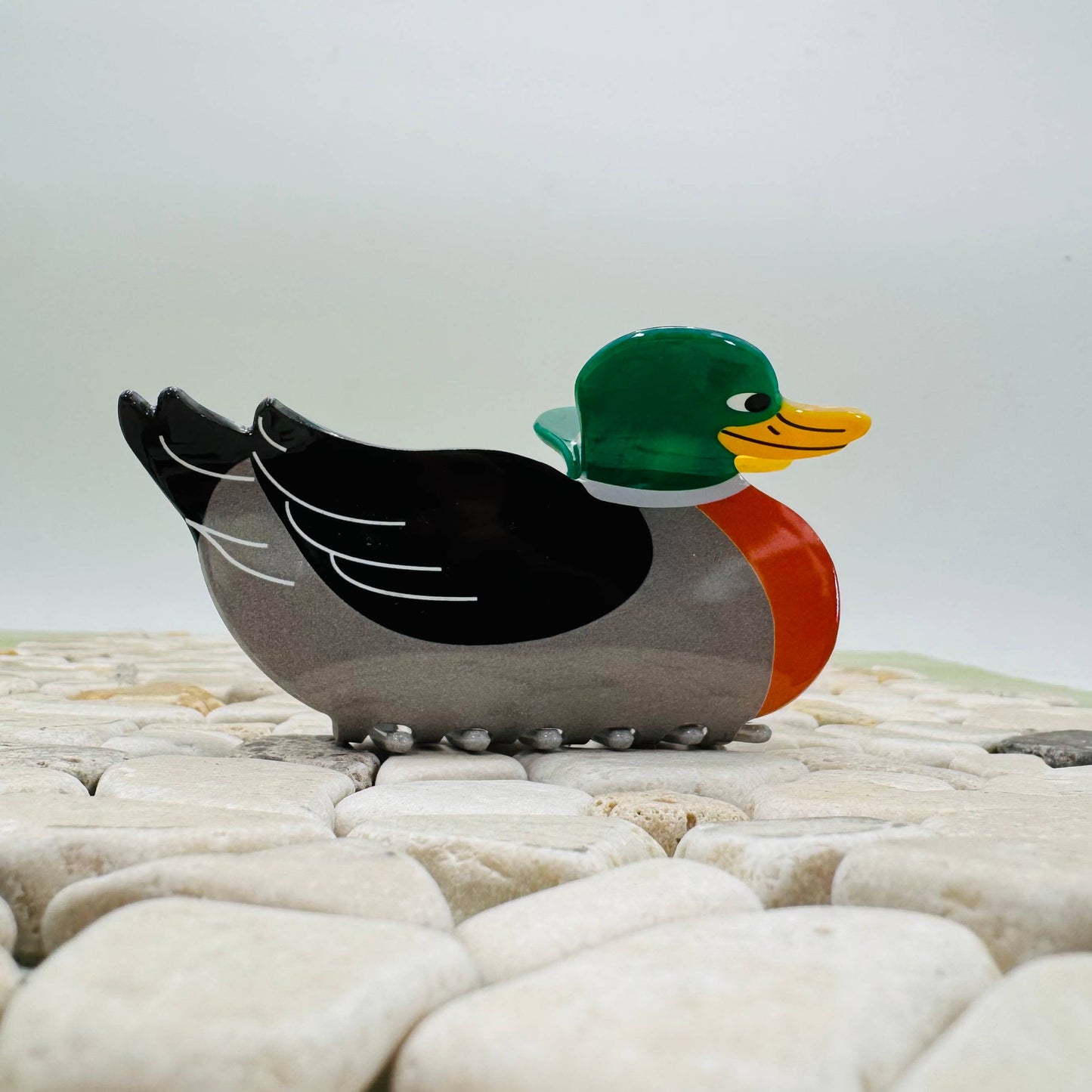 JUMBO MALLARD DUCK HAIR CLAW CLIPS |
