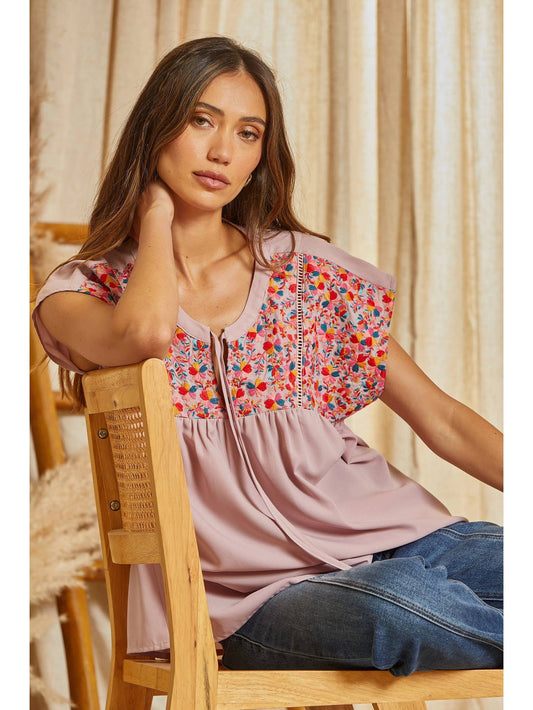 Hudson Embroidered Top