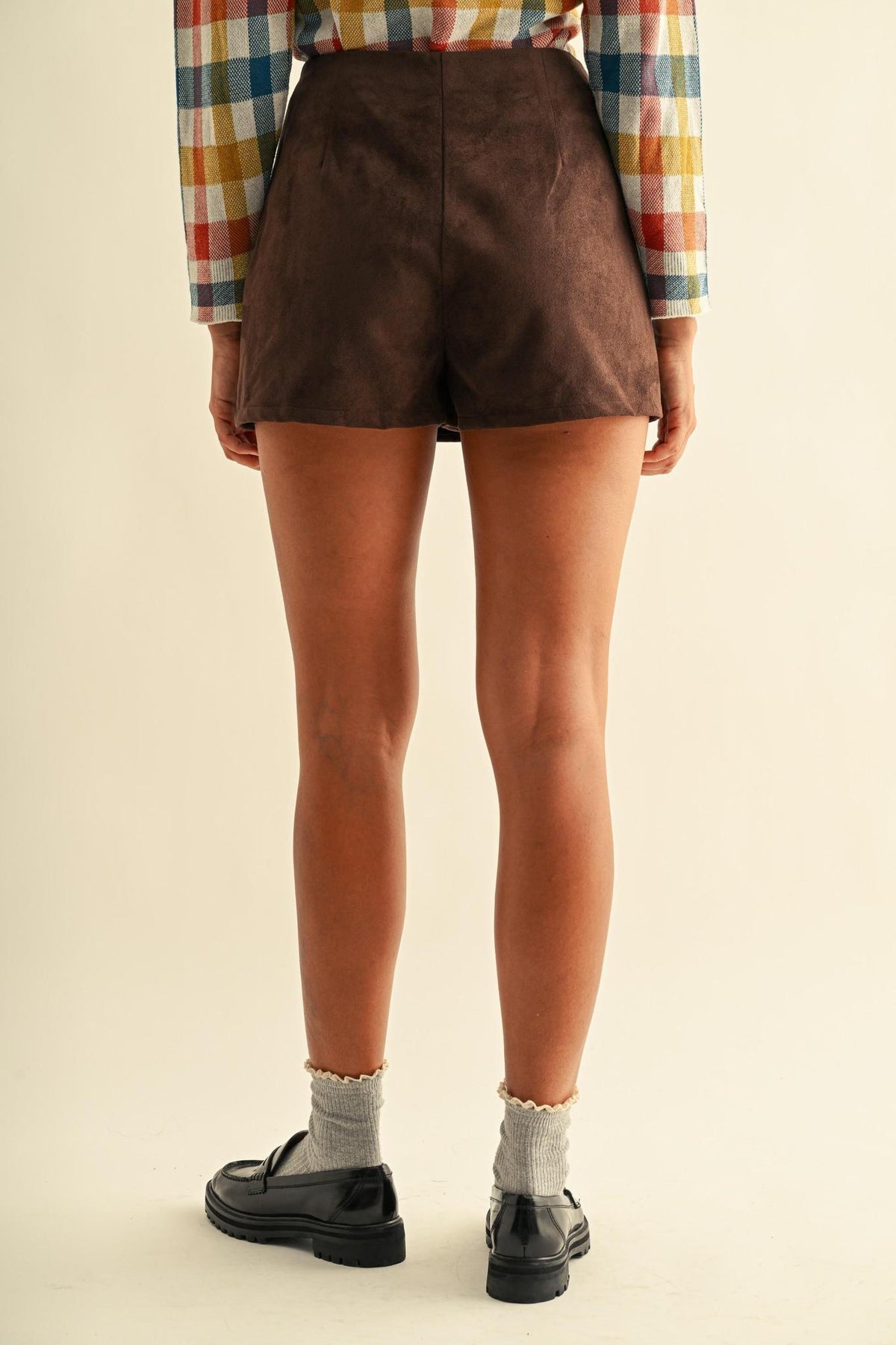 Over You Suede Skort