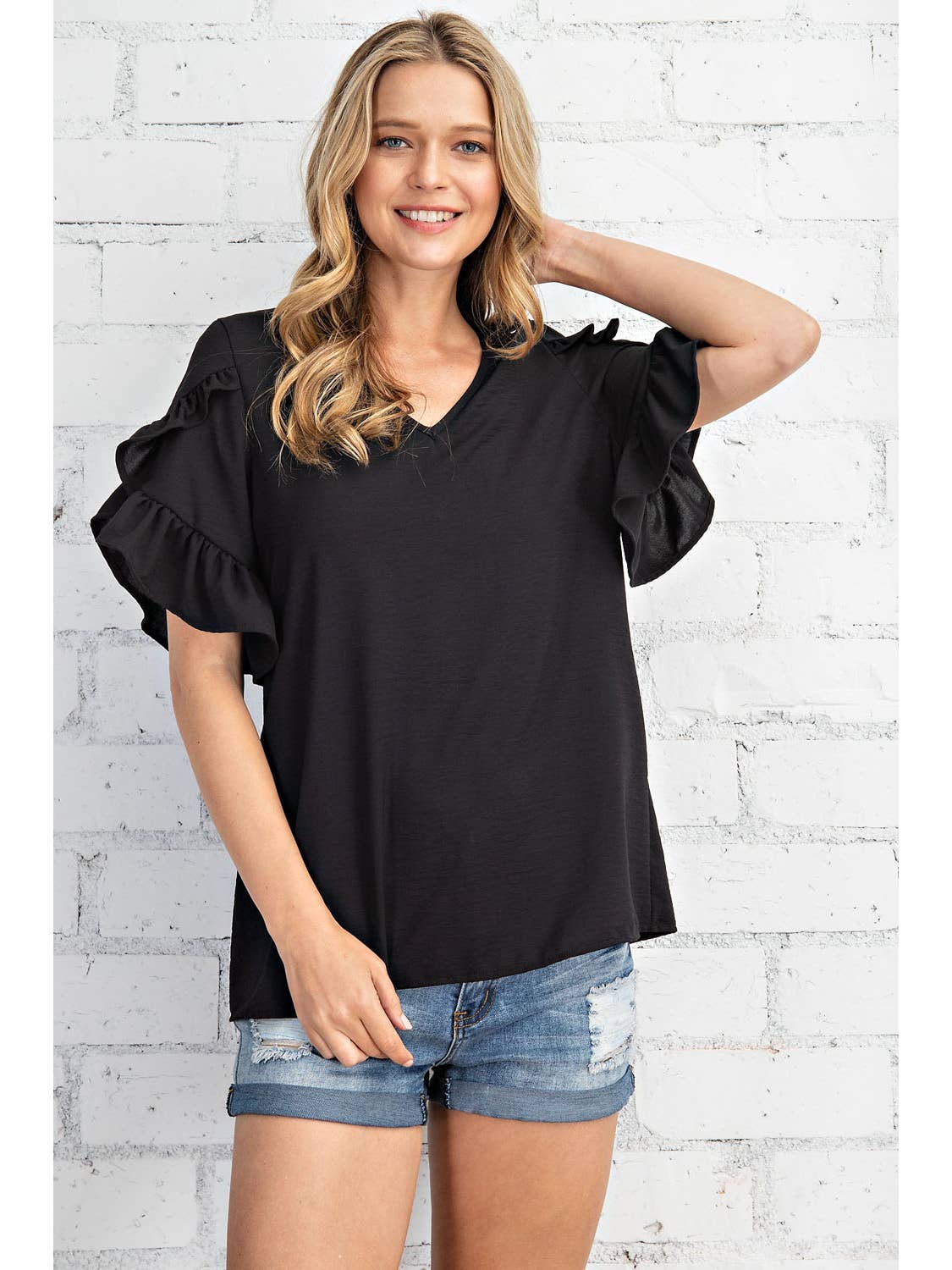 Tulip Sleeve Blouse