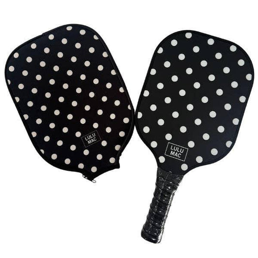 LULU Mac Black/White Dot Pickleball Paddle