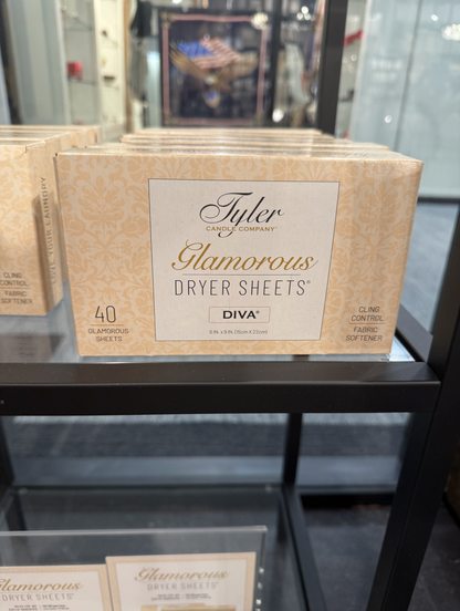 Tyler Diva Dryer Sheets 40 Count