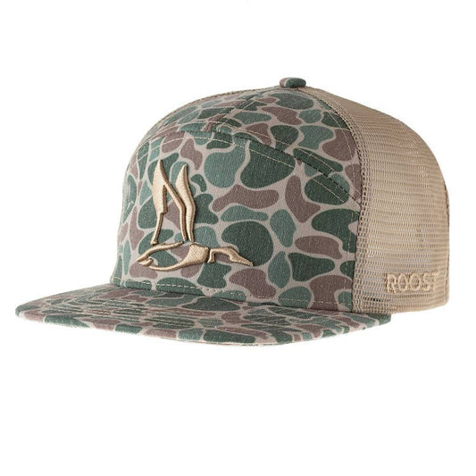 Youth Roost Camo 7 Panel Puff Icon Hat